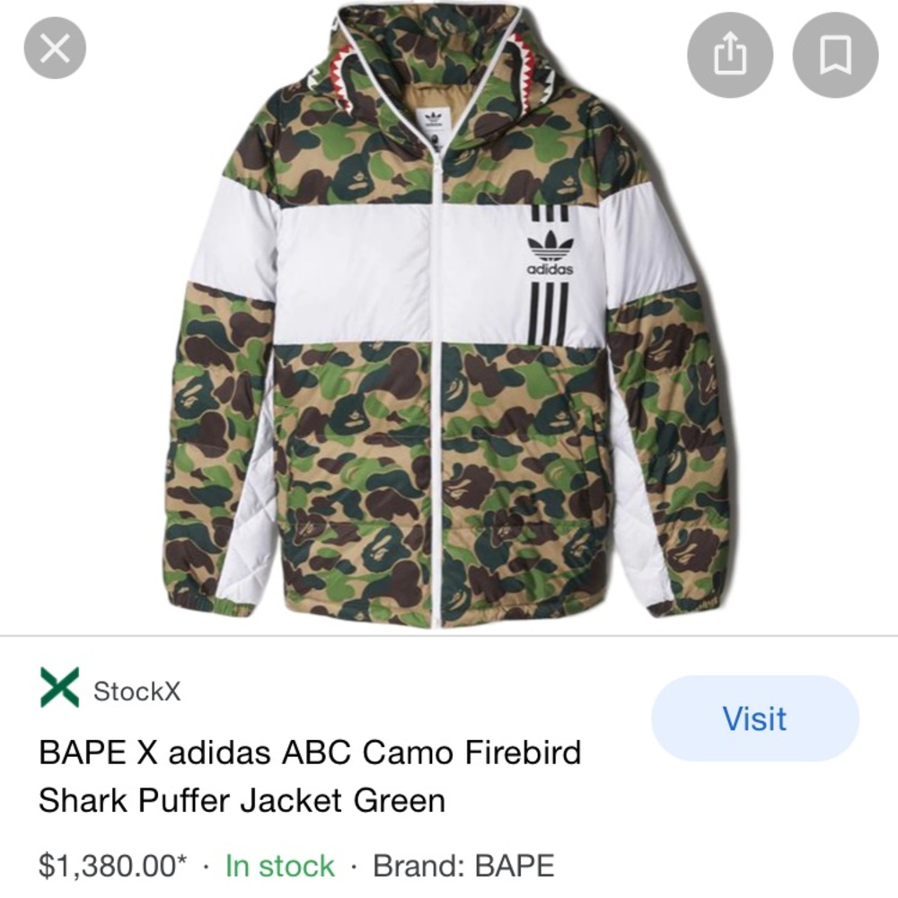 Adidas A Bathing Ape Jacket Camo - Picture 5 of 5